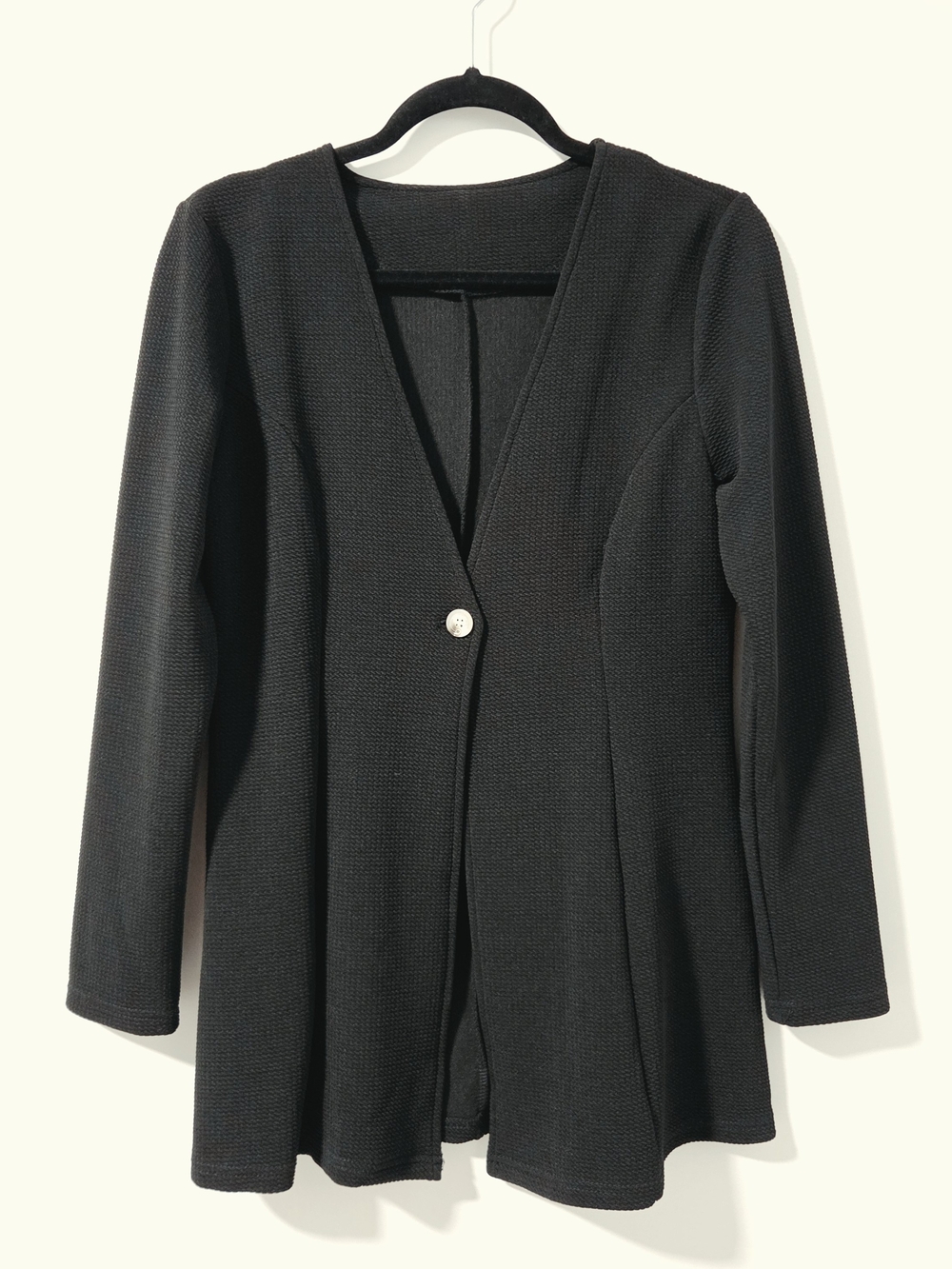 Longline Single-Button Women's Jacket blazer